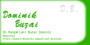 dominik buzai business card